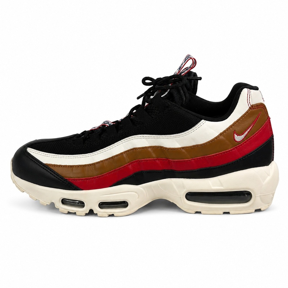 Nike Air Max 95 TT PRM Black Ale Brown Gym Red AJ4077-002 Mens Size 12